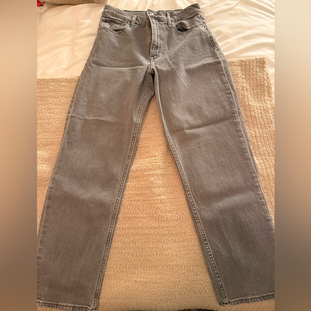Abercrombie & Fitch Women's Gray High Rise Jeans